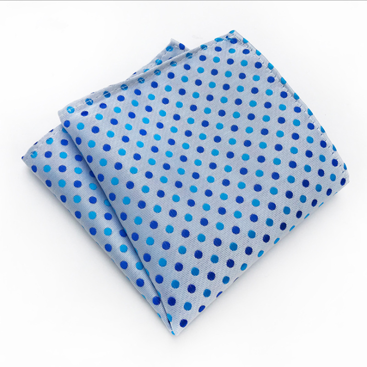 Customised Pocket Square Dot Men's Handkerchief In Gift Box Luxury Enbroidered Hanky Einstecktuch panoletas