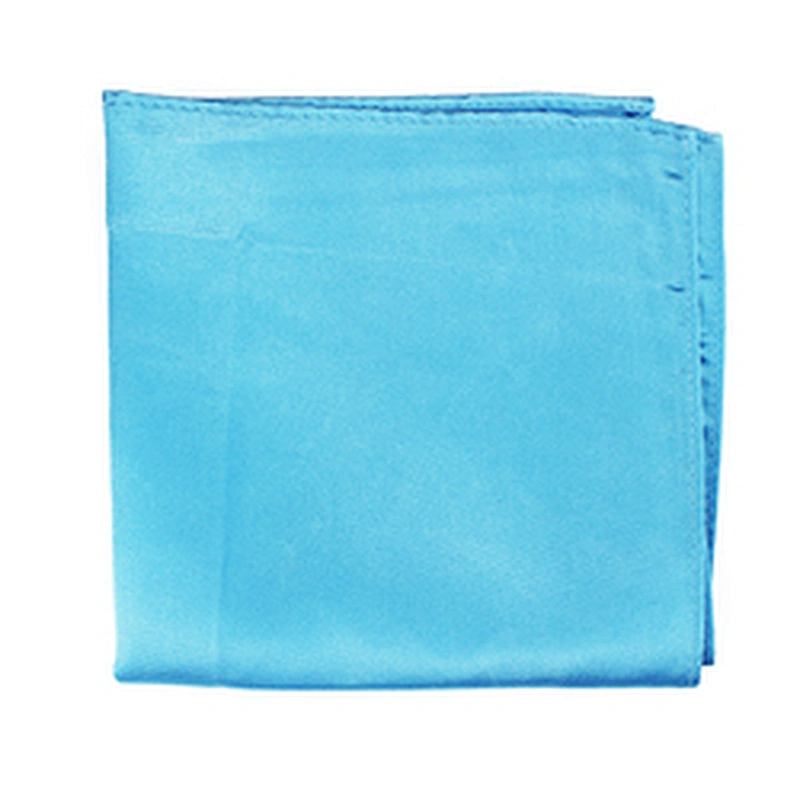 Mouchoir Solid Color Scarfs Polyester Plain Square Scarf Foulard Carre Satin Pocket Square For Men