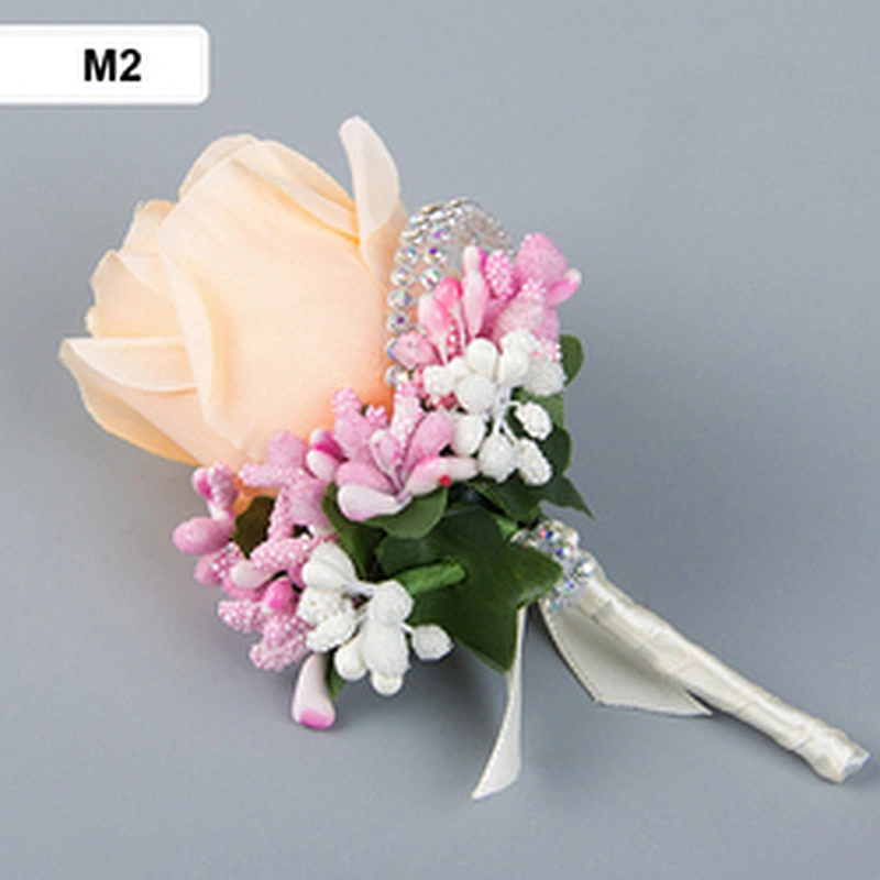 Designer Brooches And Pins Fashionable Wedding Boutonniere Flower Wedding Custom Logo Lapel Pin Packaging