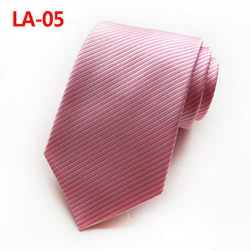 Solid Fine Twill Ties for Men Italian Classic Corbatas De Hombre Polyester Woven Custom Neckties Men