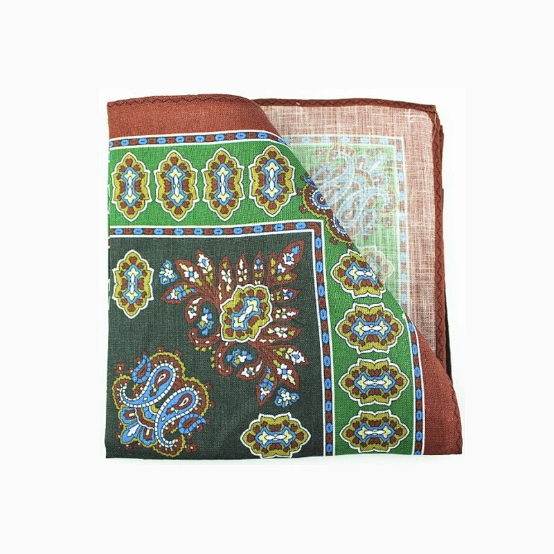 custom handkerchief linen fabric hanky in linen custom linen pocket square LNPS010