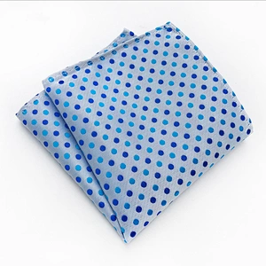 Luxury Einstecktuch panoletas Enbroidered Hanky Customised Pocket Square Dot Men's Handkerchief In Gift Box