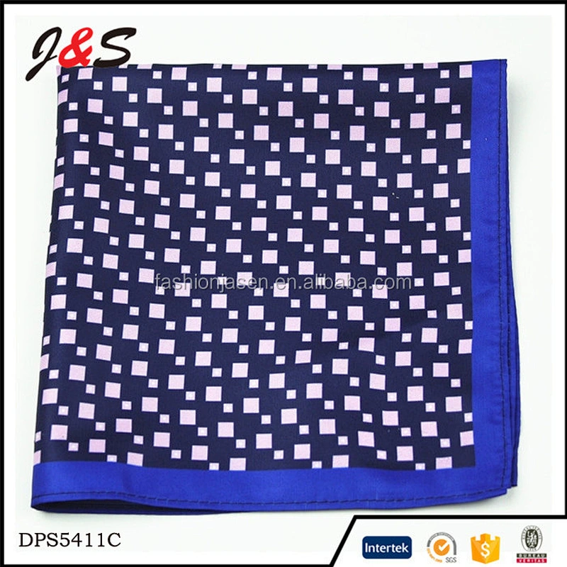 wholesale high quality custom pocket square 100 silk