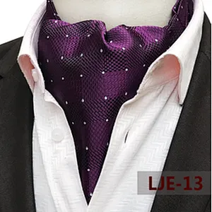 Casual Paisley Cravate Homme Jacquard Woven Folard Mens Ascot Classic Polyester Ties For Men Italian