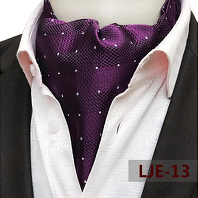 Casual Paisley Cravate Homme Jacquard Woven Folard Mens Ascot Classic Polyester Ties For Men Italian