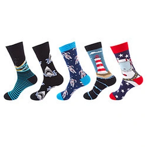 Wholesale 5-pack men and women anime cartoon long socks