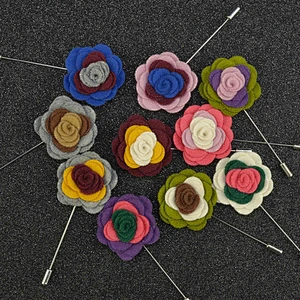 Custom Flower Lapel Pins Mens Suit Designer Channel Pins Brooches Men Popular Wedding Corsage Bracelet