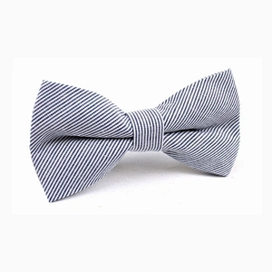 elegant men zebra slim stripes men bow tie cotton