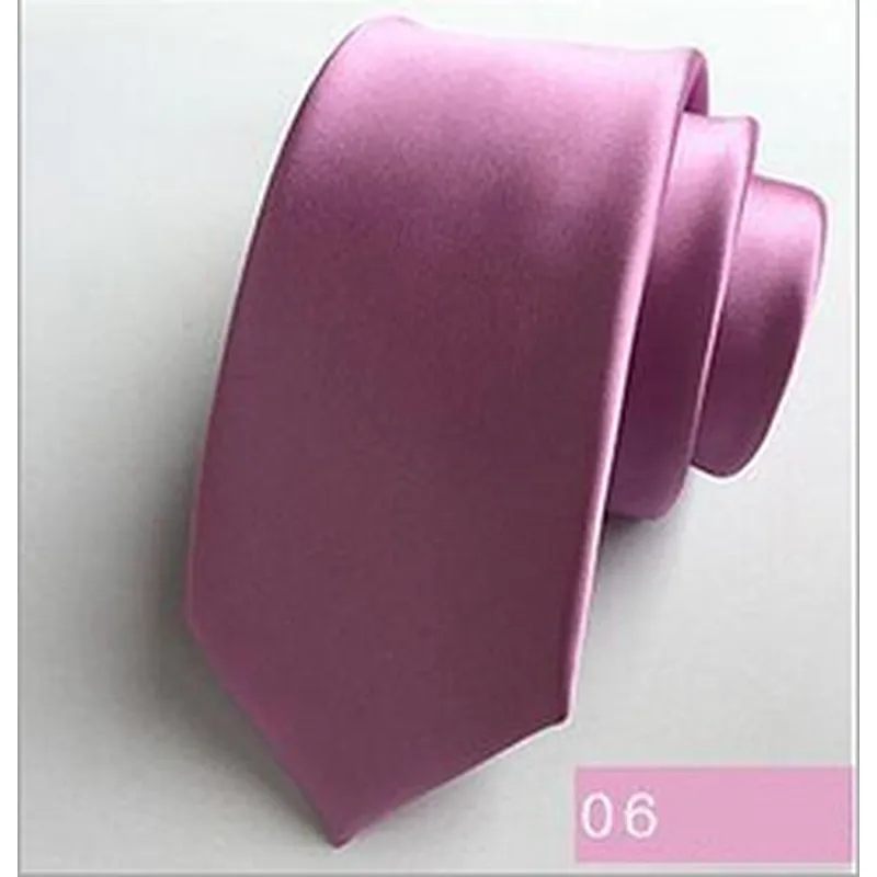 Wholesale Classic Slim Popular Plain Ties Men Custom Logo Polyester Woven Solid Necktie Gift