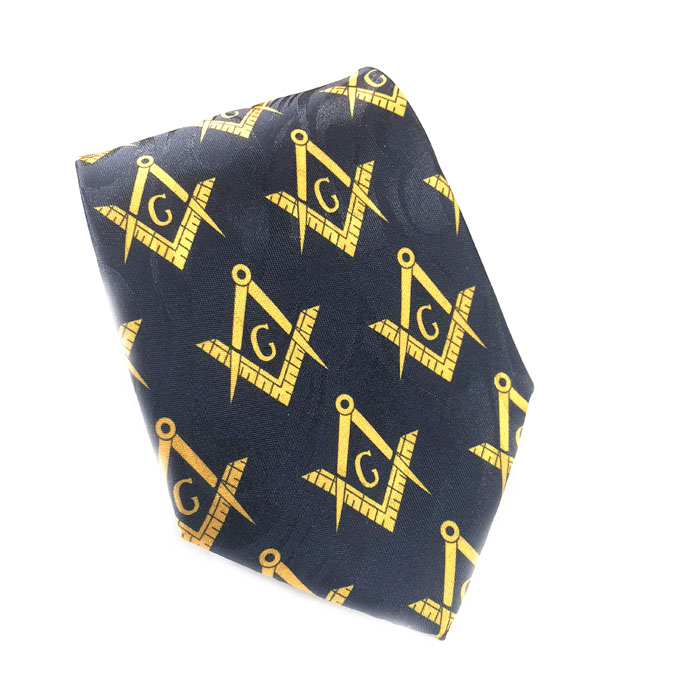 Famous Brand Corbatas Formal masonic tie Print Ties Men Custom Logo