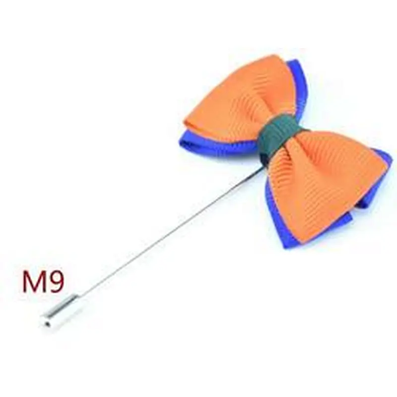 Designer Brooches And Pins Pins Classical Bow Brooch Groom Boutonniere Flower Wedding Fashion Men's Lapel Pins For Suit Men