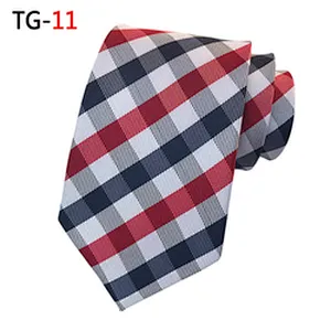Classic Stripe Neck Ties For Men Luxury Ties Men Custom Logo Polyester Woven Corbatas Hombres