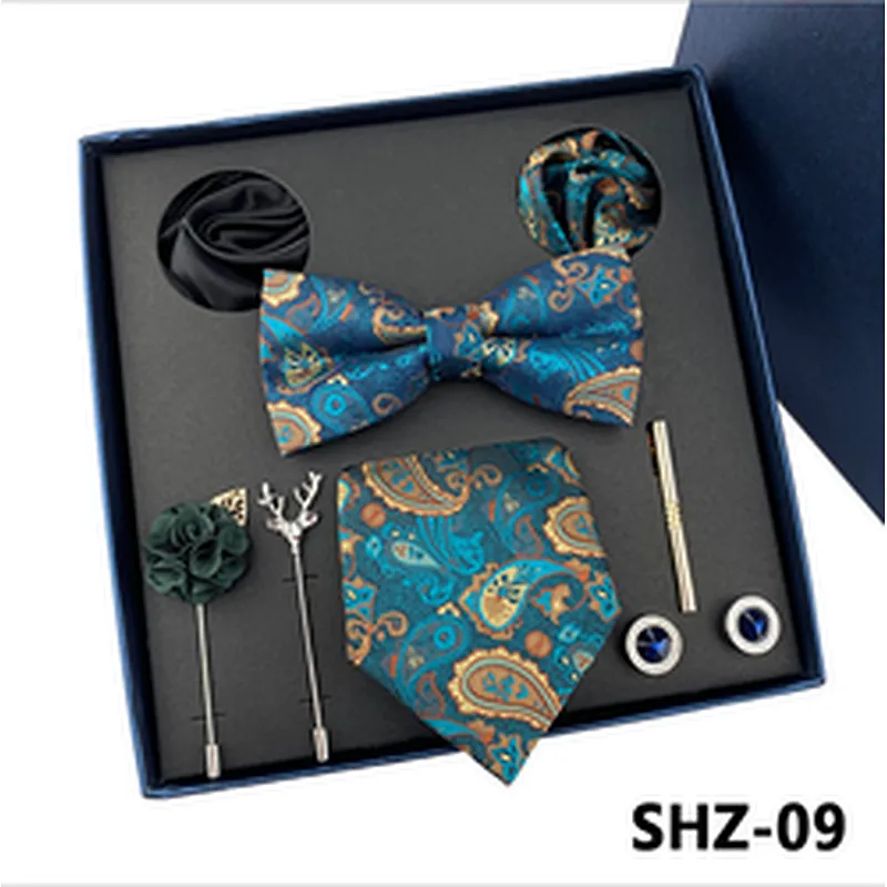 Custom Cufflinks Men Luxury Gold Silver Bouton Manchette Fashion Cuff Links Tie Clips with Gift Box