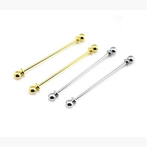 Wholesale fashion mens collar pin for shirt with rose gold platingJSCP006