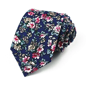 Chinese Classical Style Neck Ties For Men Casual Floral Ties Men Set Cotton Ties Men Necktie Set Gift Box