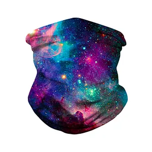 Fashion Multifunctional Seamless Printed Star Outdoor Cycling Protective Bandana Magic Scarf Neck Gaiter
