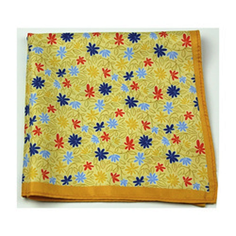 linen pocket square holder custom handkerchief silk fabric for men