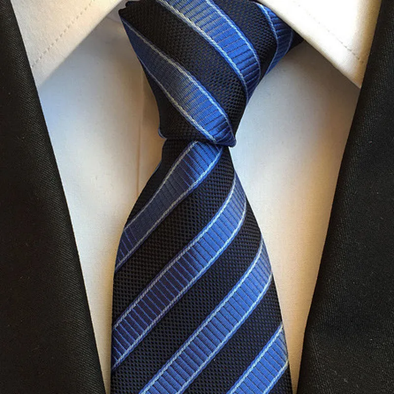 Custom Neck Ties For Men Fashion Gravata Masculina Casual Grid Silk Necktie Set Gift Box