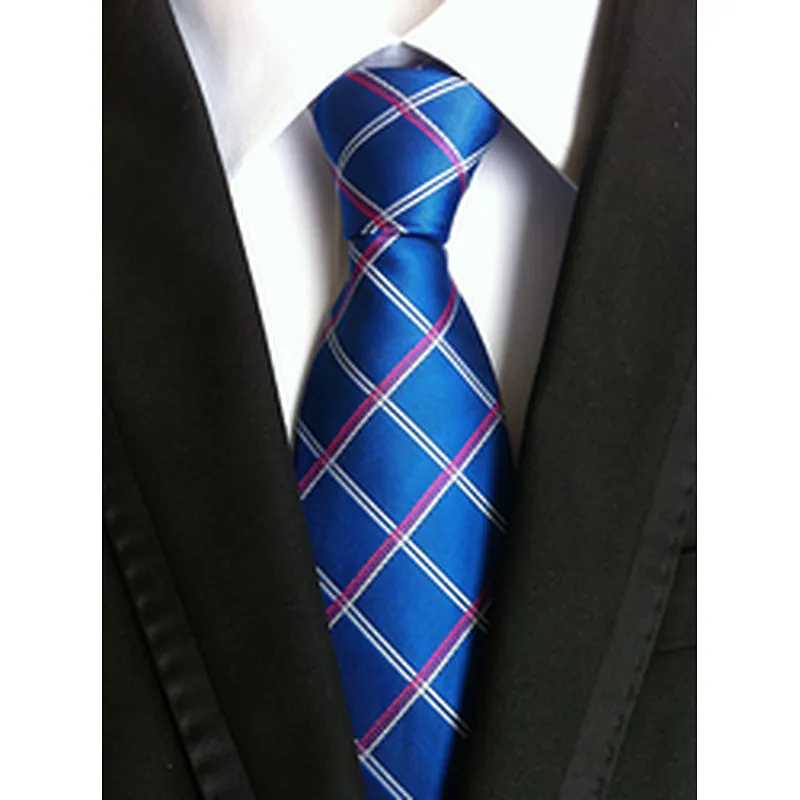 Custom Neckties Men Luxury Jacquard Cravate Homme Polyester Paisley Silk Ties