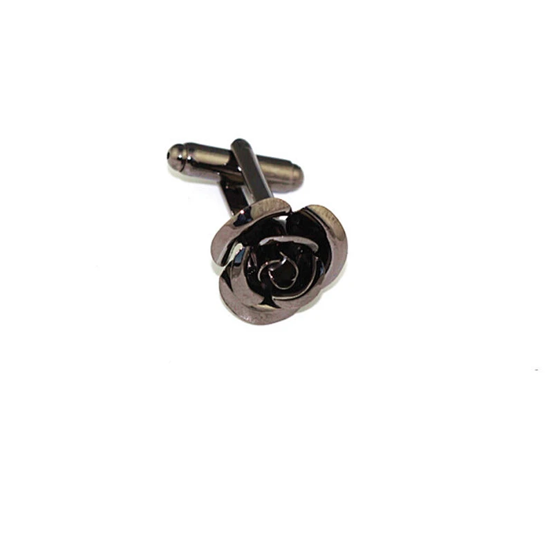 Custom wholesale black glass cufflinks shirts