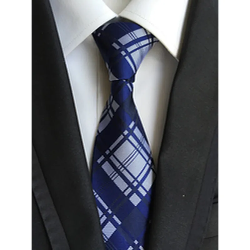 Custom Neckties Men Luxury Jacquard Cravate Homme Polyester Paisley Silk Ties