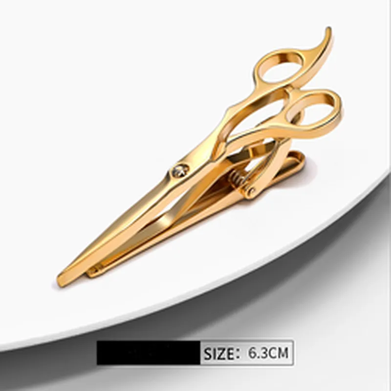 Novel tie bar sword cufflinks and tie clip gift box set gold tie pins for men