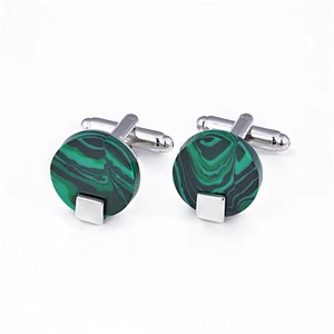 316L HIGH quality rhinestone stainless steel cufflinks MS378
