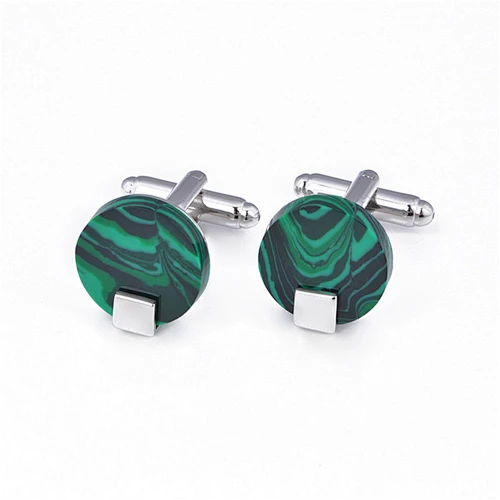 316L HIGH quality rhinestone stainless steel cufflinks MS378