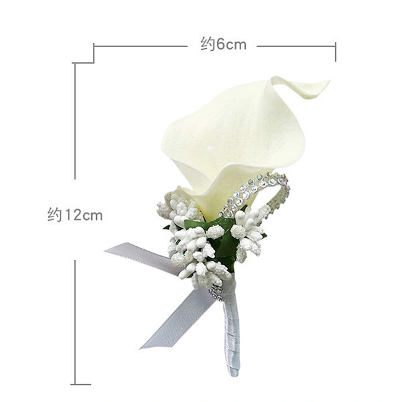 Fashion groom boutonniere Wholesale Wedding Corsage Flower Pins Brooches Mens Lapel Pin Custom