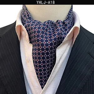 Classic Paisley Cravate Homme Casual Floral Folard Mens Ascot Jacquard Woven Ties For Men Italian