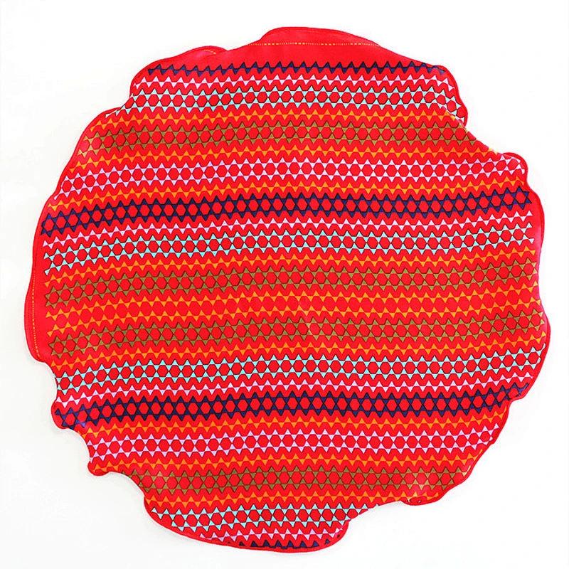 round pocket squares WITH DIFFERENT COL EDGED pure plain hanky for men hot sale pocket PR0014