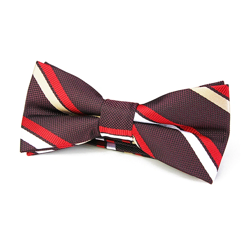 Wholesale Leisure Boys Bow Tie Set Banquet Noeud Papillon Homme Striped Self Tie Bow Ties For Men