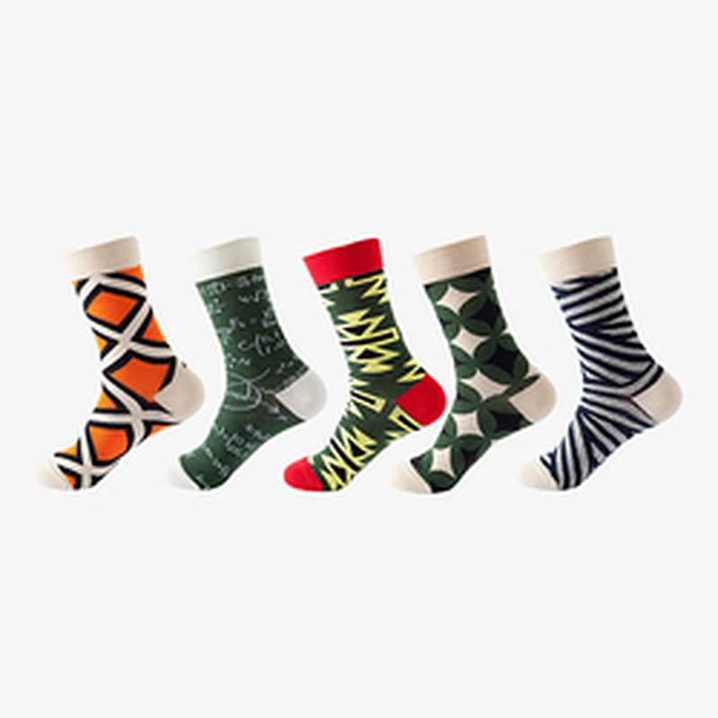 Wholesale 5-pack men and women anime cartoon long socks