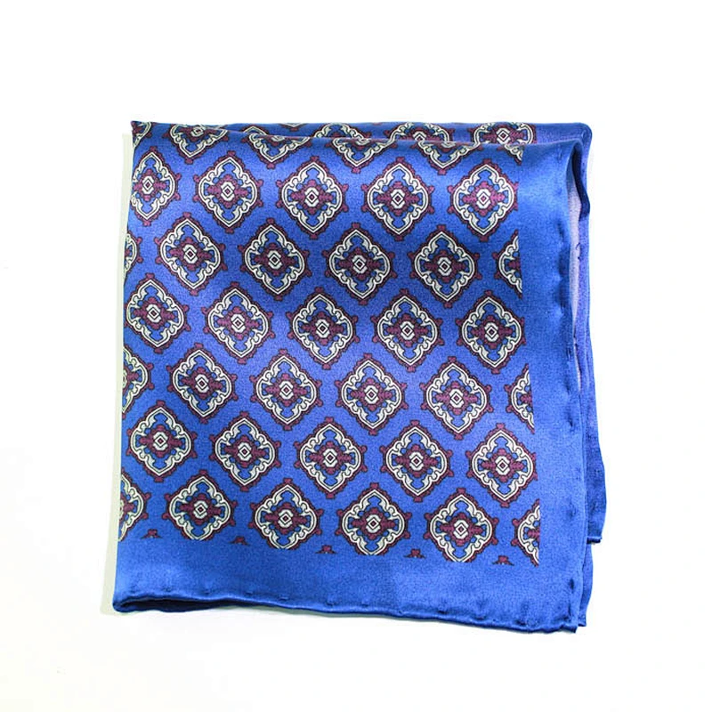 Wholesale Latest Custom Polyester Printing Pocket Square Handkerchief