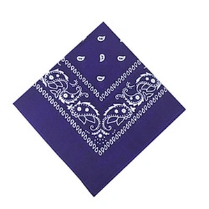 Wholesale Low Moq Fashion 100% Cotton Reusable Bandanas Custom Logo Silk Screen Printed Sport Headwear Soft Square Bandana Scarf
