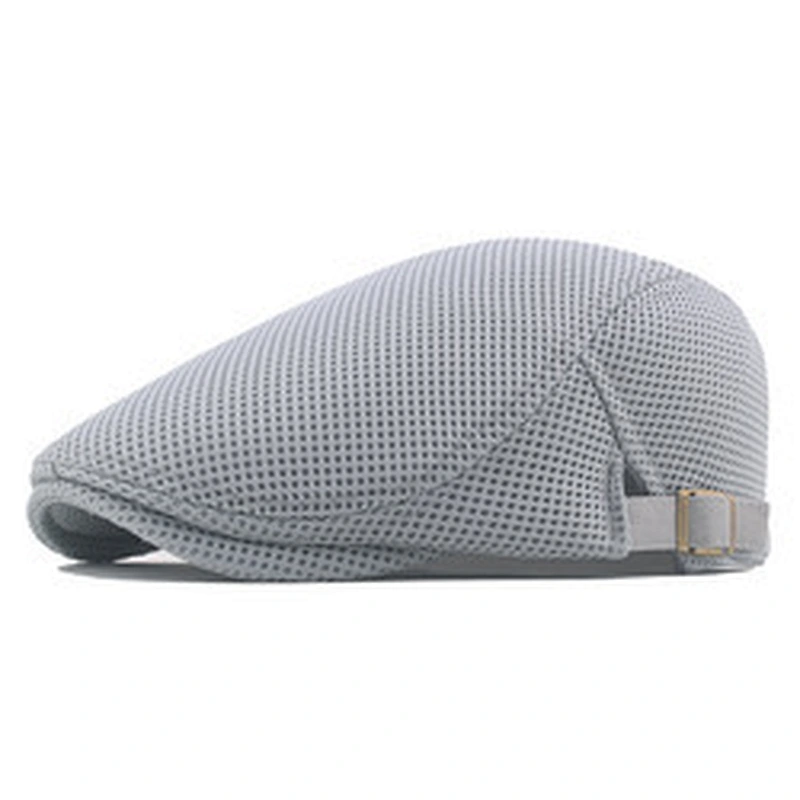 Hot Sale Newsboy Summer Beret Cap Mesh Beret Cap Stripes Flat Cap Vintage Ivy Hats