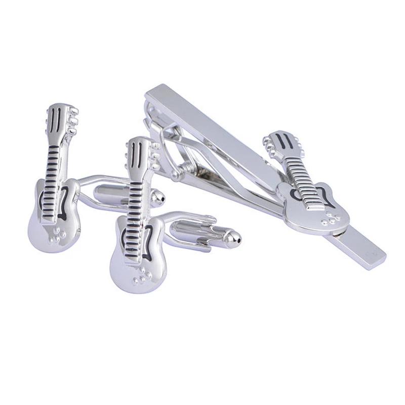 Professional Customized men cufflinks and tie clip sets