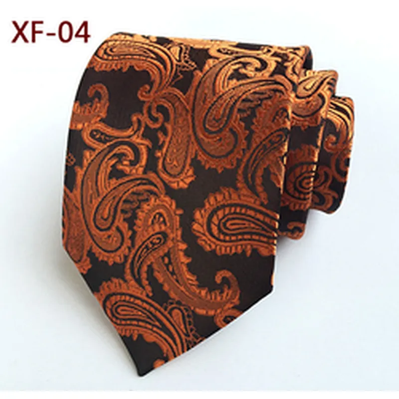Classic Paisley Ties Men Custom Logo Casual Neck Ties For Men Italian Wedding Necktie Party Gravatas Estampadas