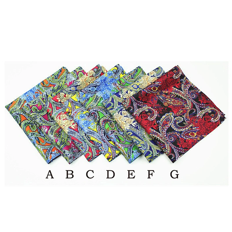 handkerchief FULL PATTERN NO BORDER striped hanky mens pocket squares suit pocket square DPS5368