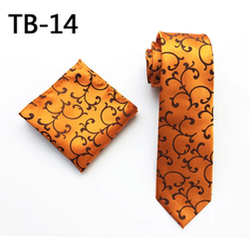 Casual Floral Neckties with Pocket Square Grid Ensemble Cravate Mouchoirs Custom Men Ties and Hanky Set