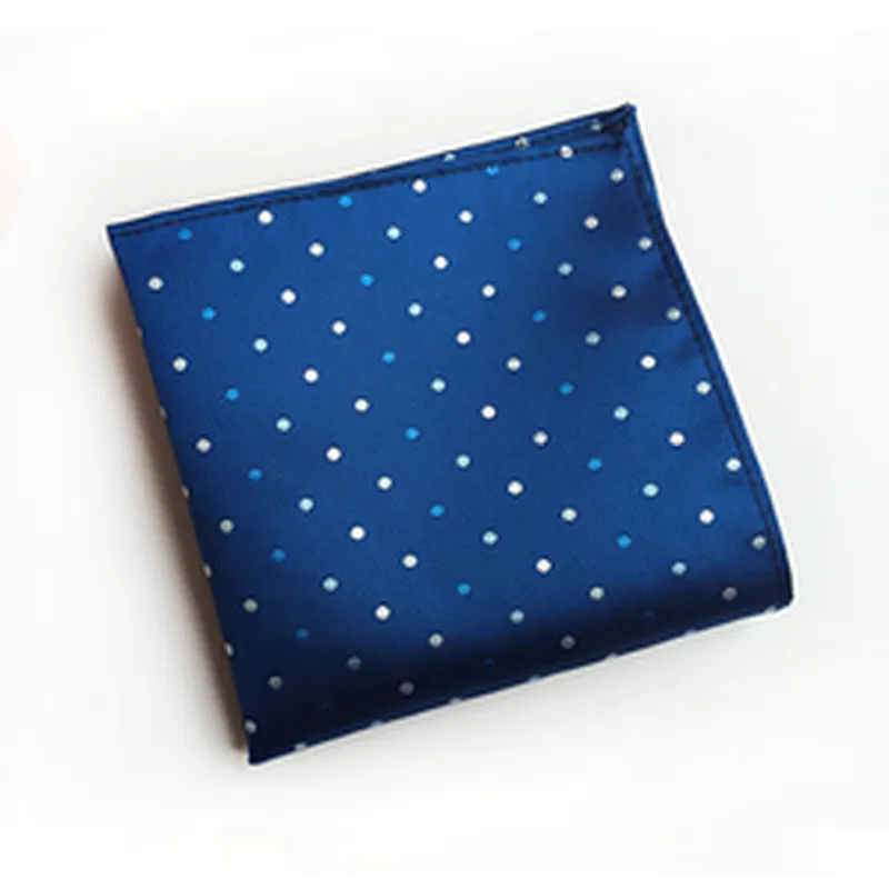 Enbroidered Hanky Customised Pocket Square Dot Men's Handkerchief In Gift Box Luxury Einstecktuch panoletas