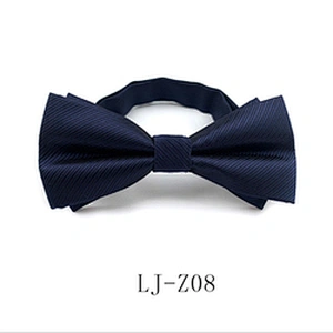 Custom Self Tie Bow Ties For Men Classic Noeud Papillon Mariage Polyester Plain Solid Kids Bow Ties