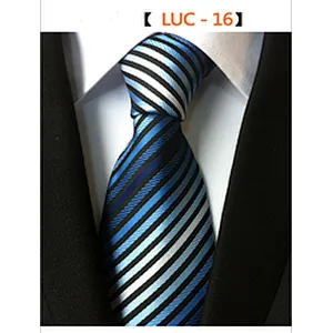 Luxury Stripe Ties For Men Italian Custom Neckties Men With Logo Cravate Homme Set Gift Box
