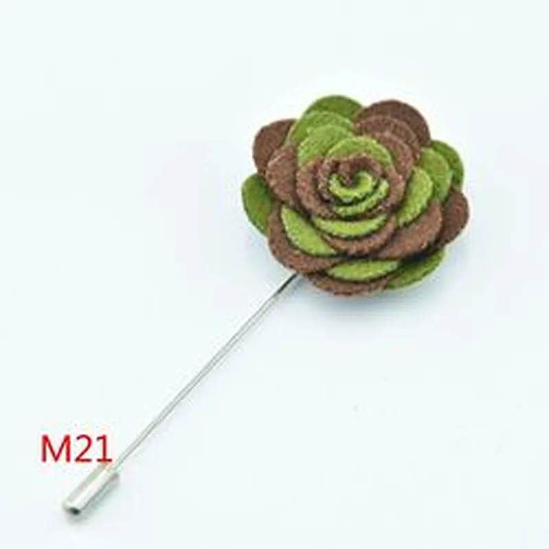 Designer Brooch Popular Brands Fashionable Wedding Corsage Flower Lapel Pins Mens Suit Custom