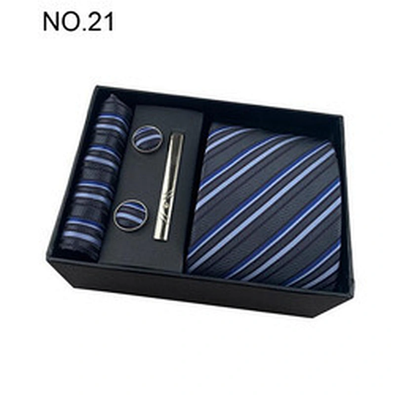 Fashion Mens Custom Business Cufflinks And Ties Gift Set