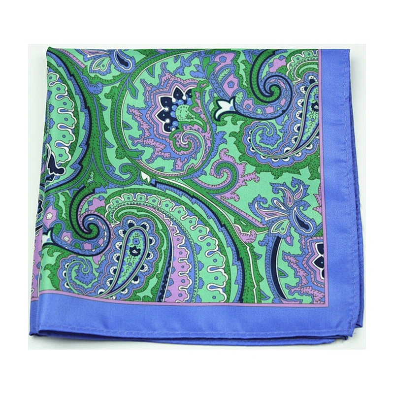 paisley hanky satin silk hankyscarlet hanky DPS5355