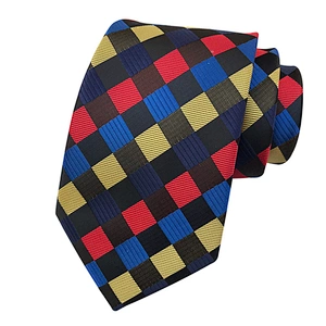 Fashion Cravate Pour Homme Custom Neckties Men Jacquard Woven Polyester Paisley Neck Ties For Men