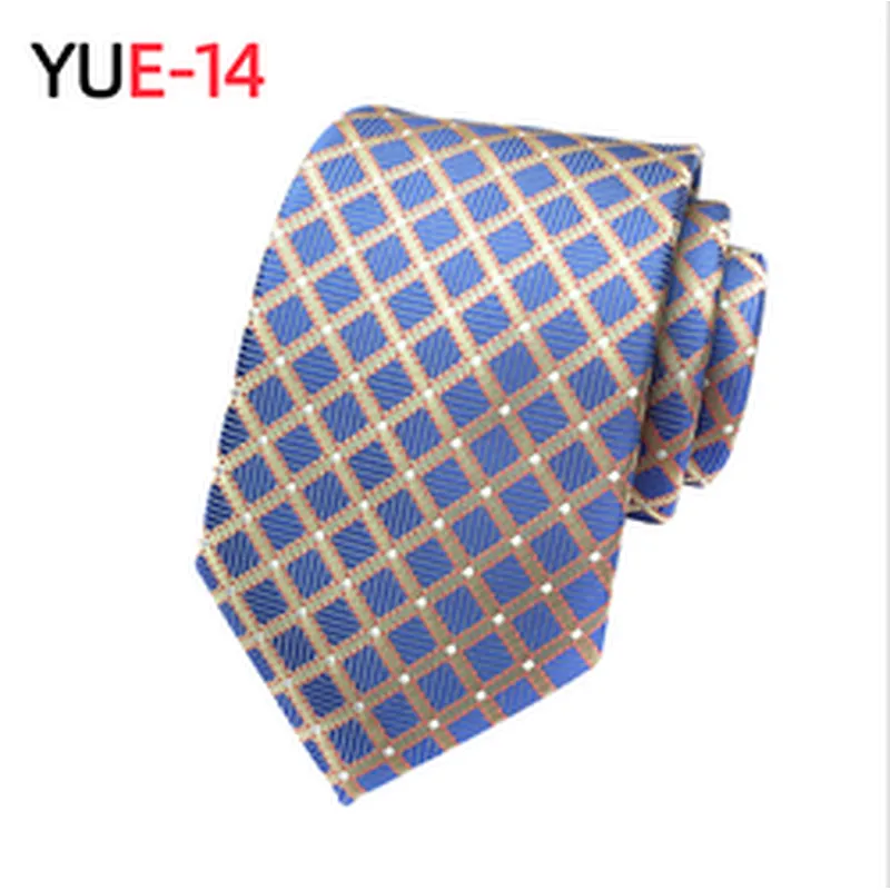 Custom Polyester Lattice Neck Ties For Men Classic Paisley Necktie Jacquard Woven Gravatas Masculina