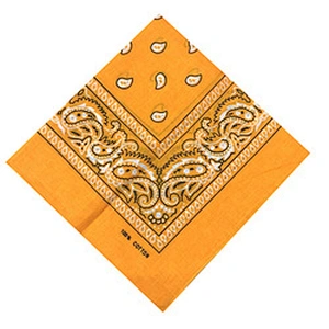 Wholesale Low Moq Fashion 100% Cotton Reusable Bandanas Custom Logo Silk Screen Printed Sport Headwear Soft Square Bandana Scarf