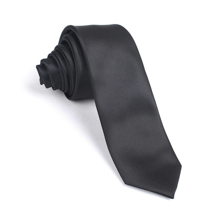 newest high quality classical silk necktie black